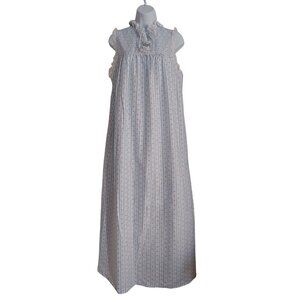Vtg Brandywine Timeless Demure Cottagecore Floral Long Nightgown Sleepwear M